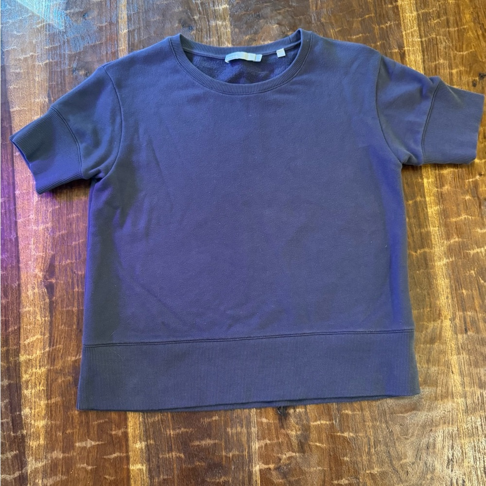 Vince Gray Short Sleeves Sweatshirt size Small